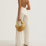 Serena Ashford | Pleated Halter Two-Piece Set For Women