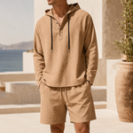 Marlow Linen Lightweight Hooded Set