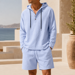 Marlow Linen Lightweight Hooded Set