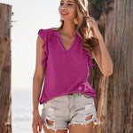 Shirts Short Sleeve Loose T Shirt Blouses - Zeagoo (Us Only)