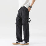 Men's 100% Cotton Cargo Pants | Trendy Wide Baggy Outdoor Fit