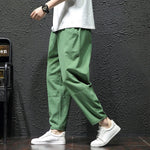 Men's 100% Cotton Cropped Pants | Trendy Loose Fit for Summer Style