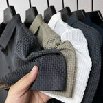 Men's Breathable Cotton Blend Polo Shirt | Refined Summer Business Casual Fit