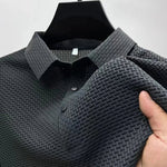 Men's Breathable Cotton Blend Polo Shirt | Refined Summer Business Casual Fit