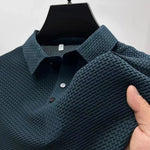 Men's Breathable Cotton Blend Polo Shirt | Refined Summer Business Casual Fit