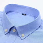 Men's Breathable Cotton Oxford Button-Down Shirt | Refined Everyday Comfort Fit
