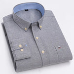 Men's Breathable Cotton Oxford Button-Down Shirt | Refined Everyday Comfort Fit
