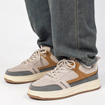 Men's Breathable Fabric Low-Top Sneakers | Vintage-Inspired Lightweight Comfort
