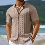 Men's Breathable Knitted Polo Shirt | Stylish Business Casual Essential