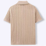 Men's Breathable Knitted Polo Shirt | Stylish Business Casual Essential