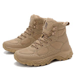 Men's Breathable Leather Combat Boots | Ultra-Light Outdoor Adventure Fit