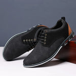 Men's Breathable Leather Derby Shoes | Comfortable Non-Slip Outdoor Fit