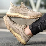 Men's Breathable Mesh Work Sneakers | Lightweight Non-Slip Safety Essential