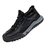 Men's Breathable Mesh Work Sneakers | Lightweight Non-Slip Safety Essential