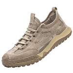 Men's Breathable Mesh Work Sneakers | Lightweight Non-Slip Safety Essential