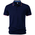 Men's Breathable Polyester Polo Shirt | Versatile Classic Everyday Essential