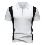 Men's Breathable Splicing Polo Shirt | Modern Casual Summer Style