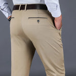 Men's Broadcloth Tailored Trousers | Sharp Everyday Business Essential