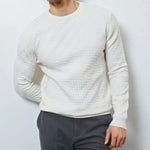Men's Cashmere-Blend Crewneck Sweatshirt | Sleek Soft Touch Comfort