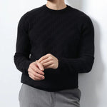 Men's Cashmere-Blend Crewneck Sweatshirt | Sleek Soft Touch Comfort