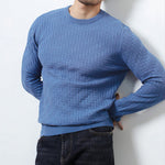 Men's Cashmere-Blend Crewneck Sweatshirt | Sleek Soft Touch Comfort