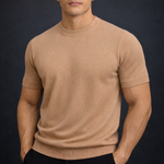 Men's Cashmere Merino Wool T-Shirt | Soft Lightweight Everyday Comfort