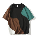 Men's Cotton-Blend Abstract T-Shirt | Bold Modern Everyday Essential