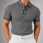 Men's Cotton Blend Button-Up Shirt | Refined Tailored Casual Style
