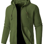 Men's Cotton Blend Hooded Sweatshirt | Lightweight Breathable Spring Layer