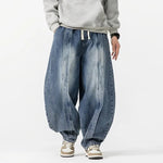 Men's Cotton Blend Pleated Pants | Oversized 90s-Inspired Comfort Fit