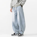 Men's Cotton Blend Pleated Pants | Oversized 90s-Inspired Comfort Fit