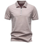 Men's Cotton Blend Polo Shirt | Lightweight Breathable Casual Essential