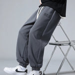 Men's Cotton Blend Sweatpants | Bold Comfort Design with Modern Cinched Cuffs