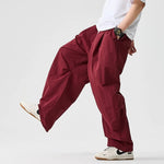 Men's Cotton Blend Wide Leg Pants | Bold Everyday Comfort Fit