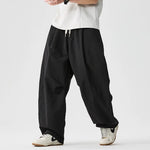 Men's Cotton Blend Wide Leg Pants | Bold Everyday Comfort Fit