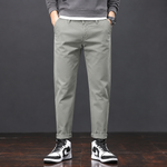 Men's Cotton Chino Pants | Breathable Loose Fit Design | Refined Everyday Essential