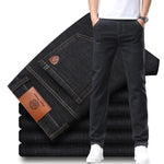 Men's Cotton Denim Jeans | Timeless Structured Elegance