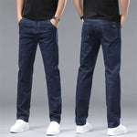 Men's Cotton Denim Jeans | Timeless Structured Elegance
