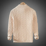 Men's Cotton Knit Half Zip Sweater | Refined Layering Essential