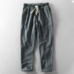 Men's Cotton Linen Casual Pants | Lightweight Breathable Comfort Fit