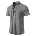 Men's Cotton Linen Short Sleeve Shirt | Lightweight Breathable Everyday Essential