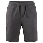 Men's Cotton Linen Shorts | Lightweight Breathable Summer Essential | Classic Solid Style