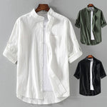 Men's Cotton Short-Sleeved Shirt | Stylish Breathable Summer Essential