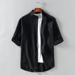 Men's Cotton Short-Sleeved Shirt | Stylish Breathable Summer Essential