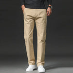 Men's Cotton Stretch Chino Trousers | Tailored Versatile Everyday Style