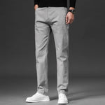 Men's Cotton Stretch Chino Trousers | Tailored Versatile Everyday Style