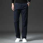 Men's Cotton Stretch Chino Trousers | Tailored Versatile Everyday Style