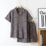 Men's Cotton Woven Summer Pajama Set | Breathable Lightweight Comfort