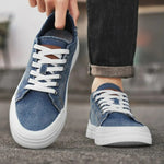 Men's Denim Low-Top Sneakers | Stylish All-Day Comfort Fit