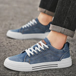 Men's Denim Low-Top Sneakers | Stylish All-Day Comfort Fit
